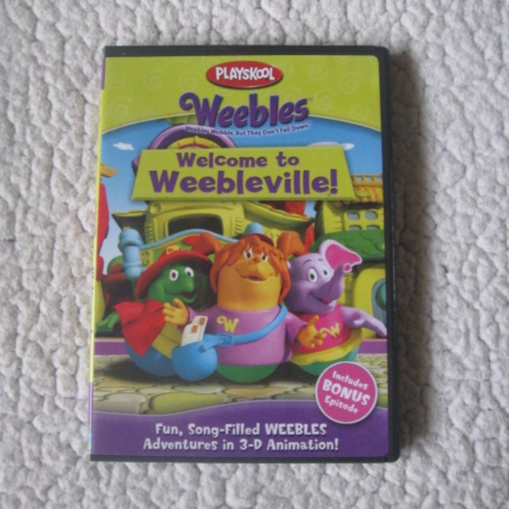 4/$15 Playskool "Welcome to Weebleville!" DVD